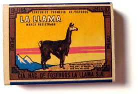 Llama matchbox
